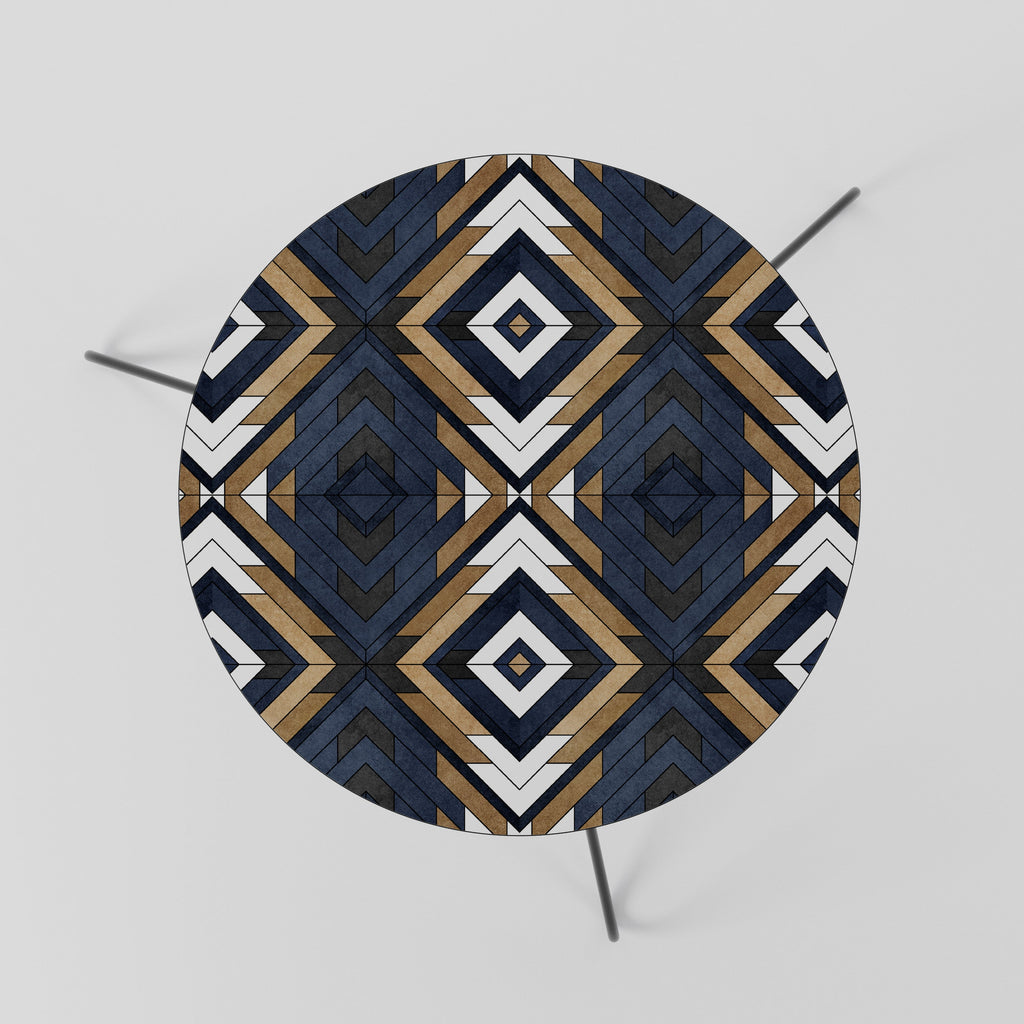 KUNSTVOLLE GEOMETRIE Couchtisch 60