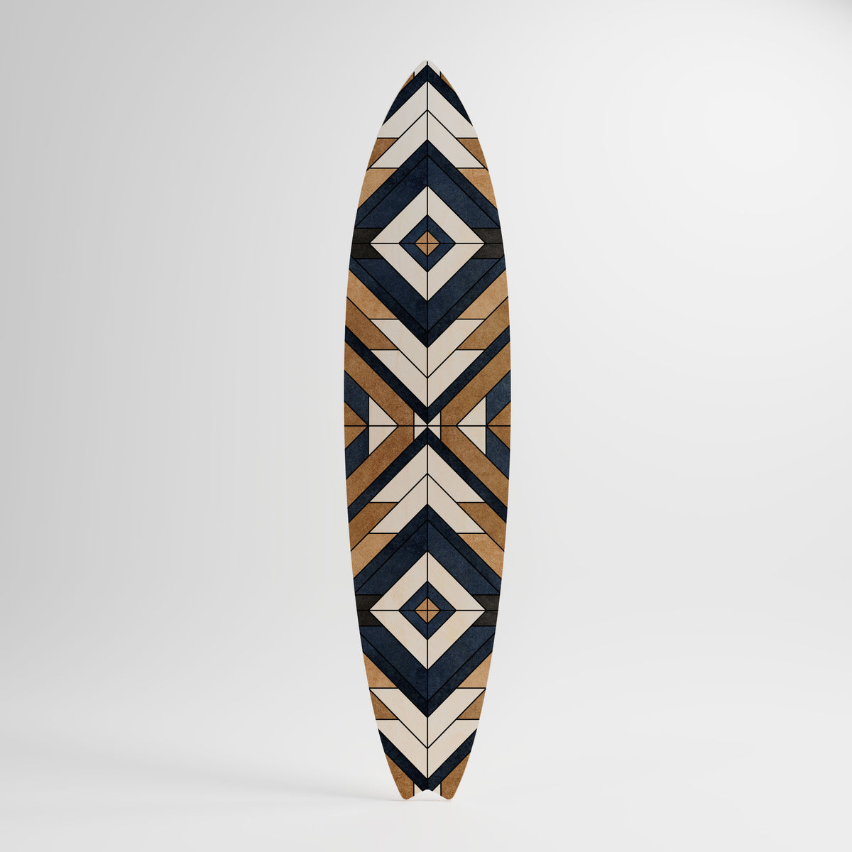 ARTFUL GEOMETRY Deko-Surfboard
