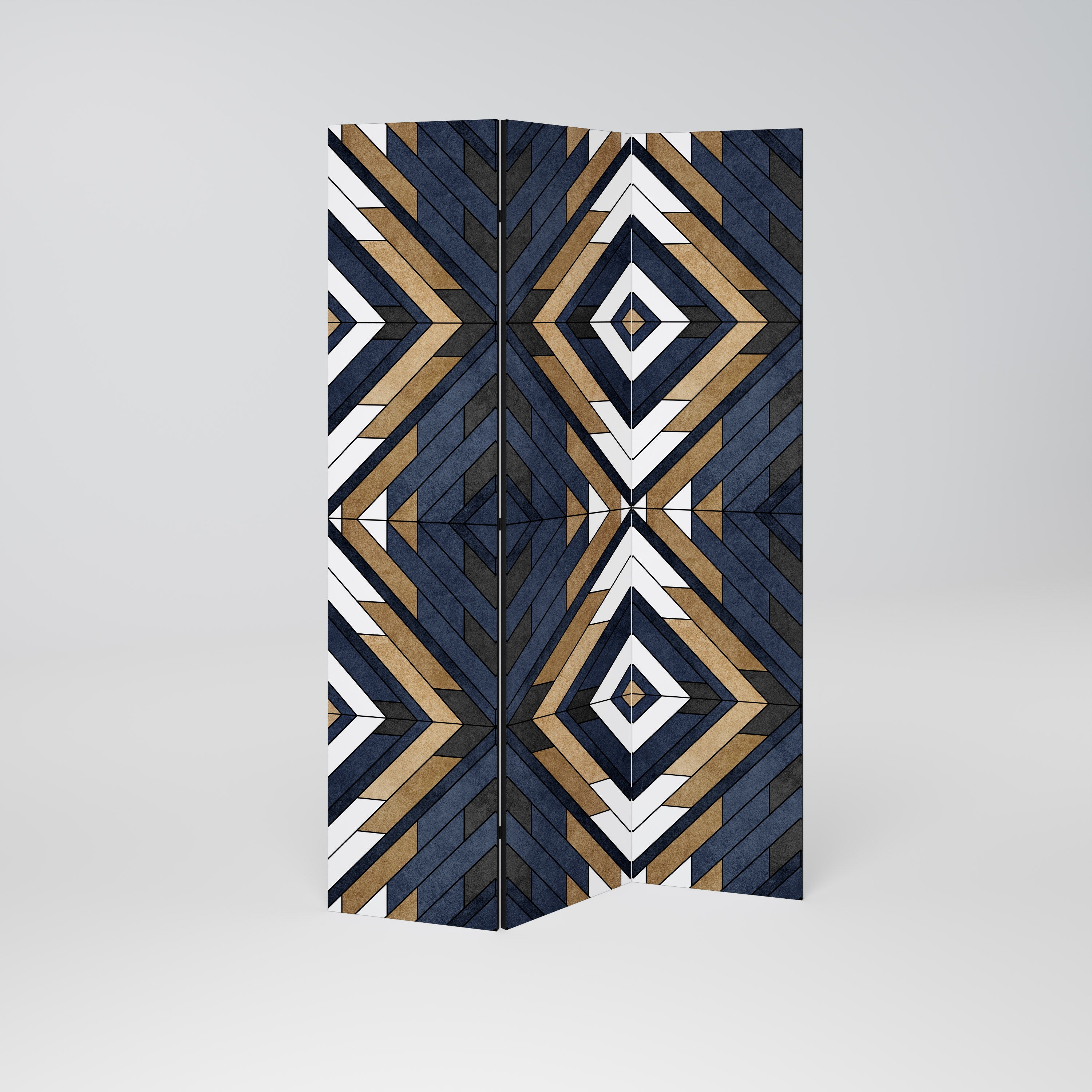 ARTFUL GEOMETRY 3-teiliger Paravent