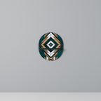 ARTISTIC GEOMETRY Ovales Kunstregal in Schwarz