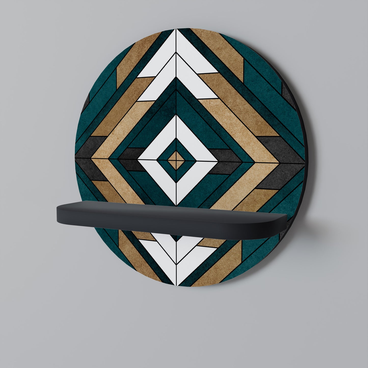 ARTISTIC GEOMETRY Dekoratives Wandregal