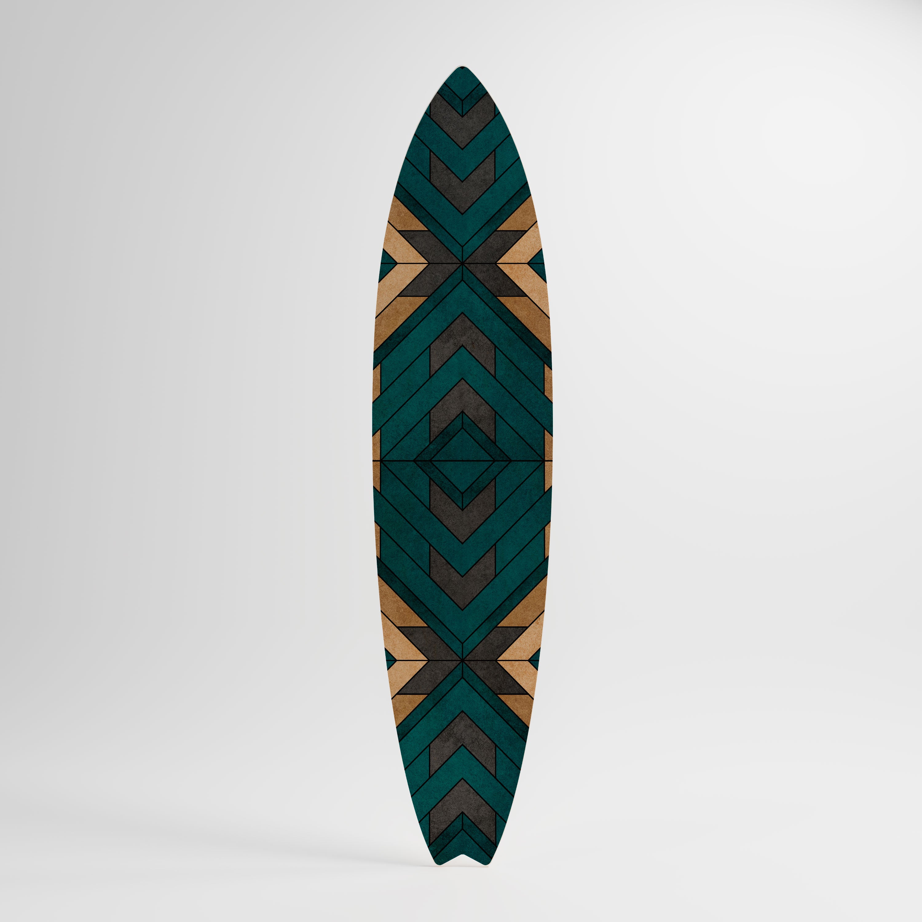 ARTISTIC GEOMETRY Deko-Surfboard