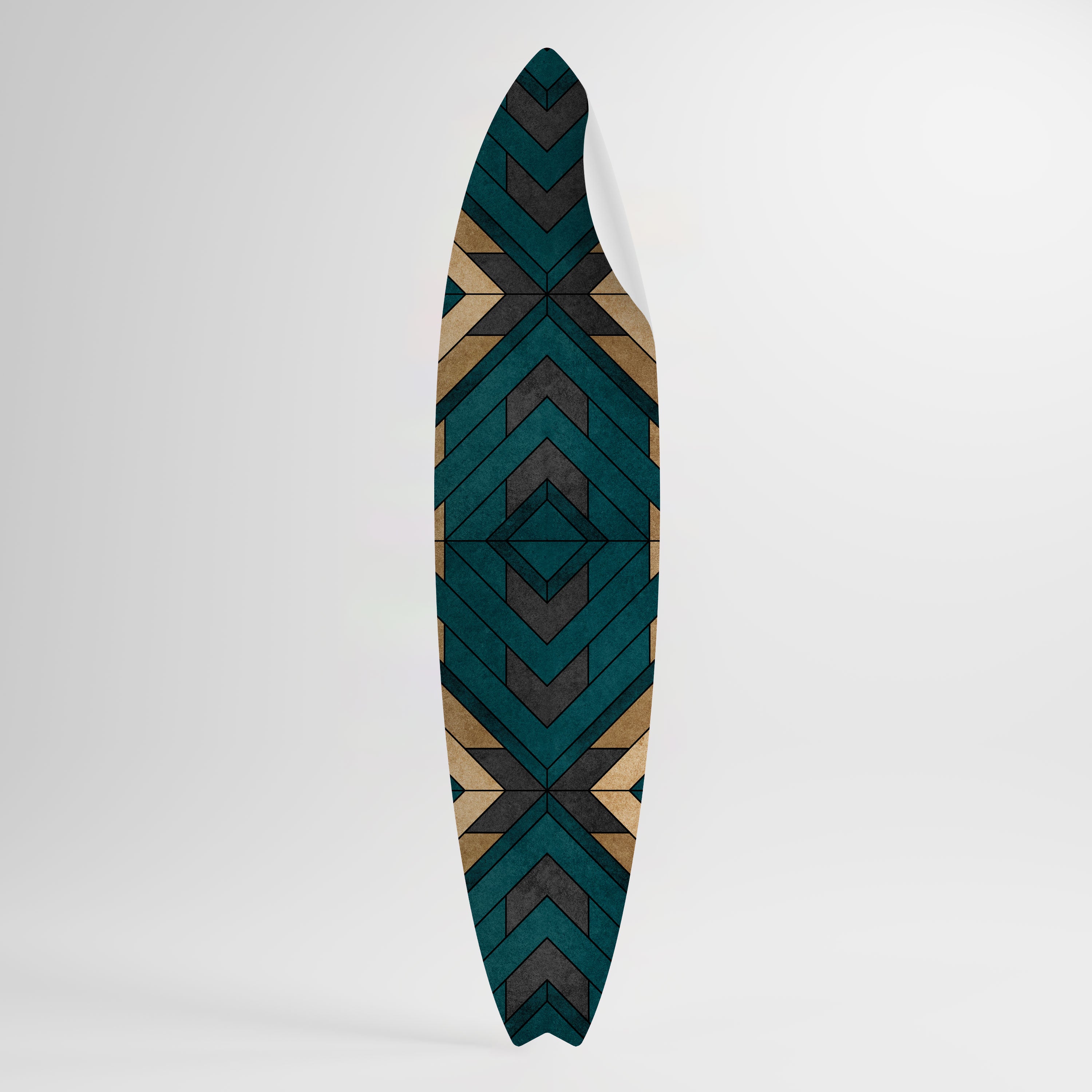 ARTISTIC GEOMETRY Peel and Stick Surfboard Sticker