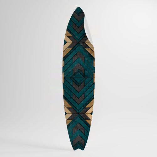 ARTISTIC GEOMETRY Peel and Stick Surfboard Sticker