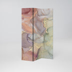 GOLDEN DREAMSCAPE RHYTHM Dekorativer Paravent - 3-teilig