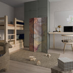 GOLDEN DREAMSCAPE RHYTHM Dekorativer Paravent - 3-teilig