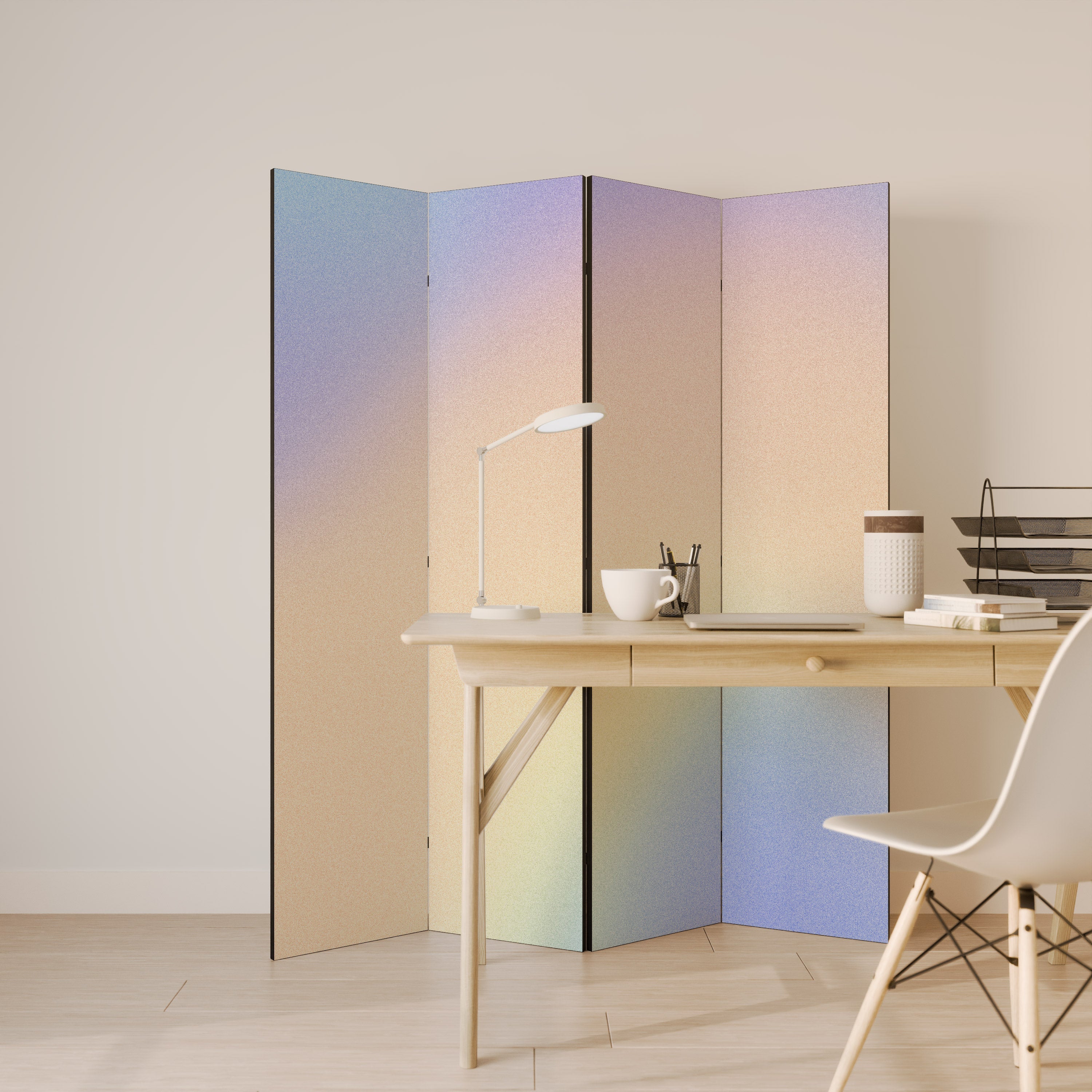 MIRACLE MELODIES Dekorativer 4-teiliger Raumteiler