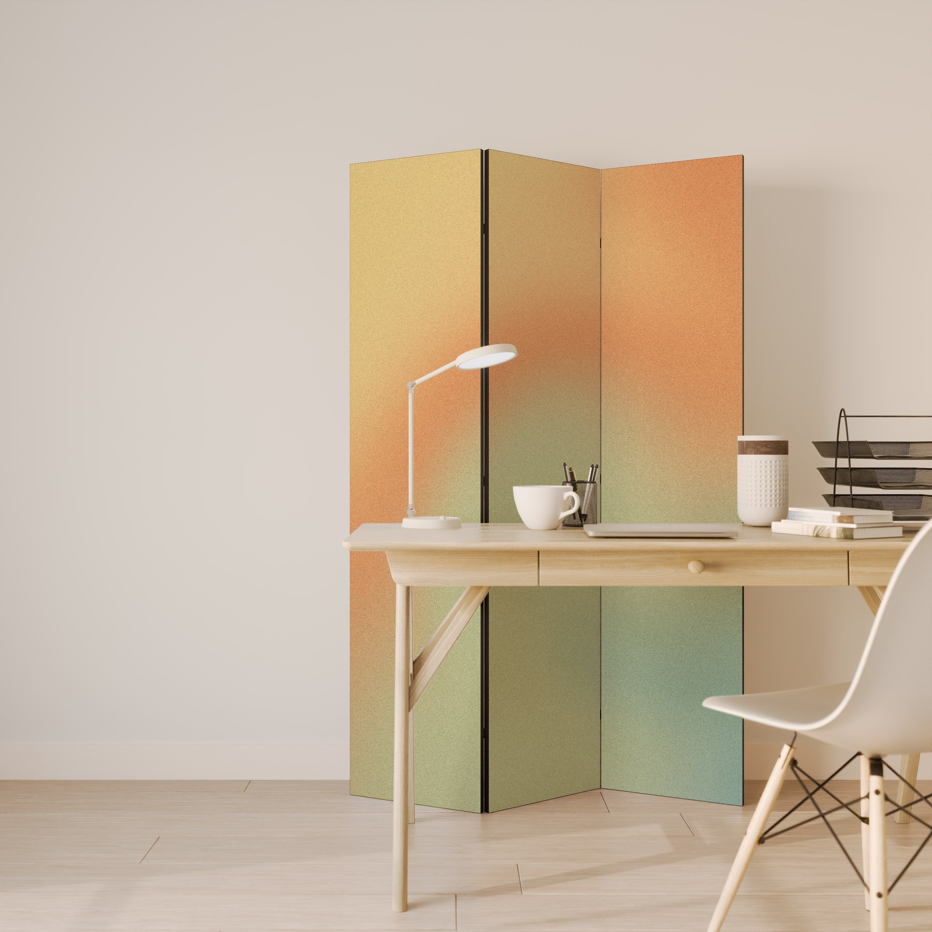 MIRAGE MELODIES Dekorativer 3-teiliger Raumteiler