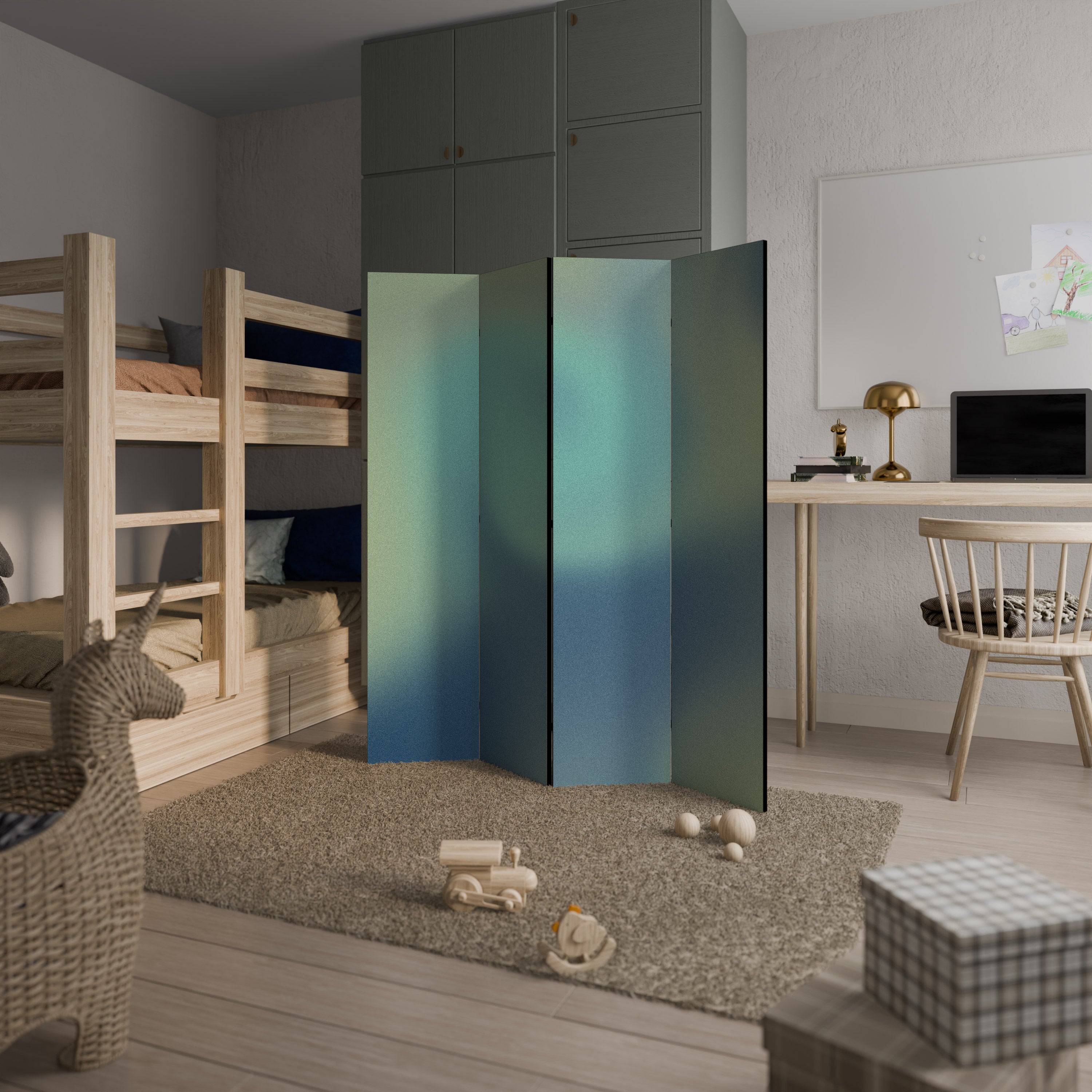 ETHEREAL SHADES UNVEILED 4-teiliger Paravent