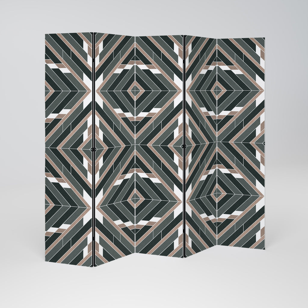 DIMENSION DELIGHTS Decorative 5-Panel Room Divider