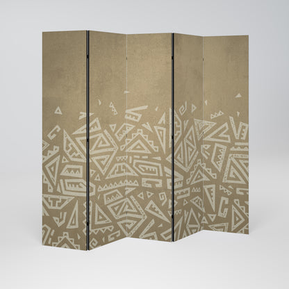 CULTURAL LAYERING 5-Panel Room Divider