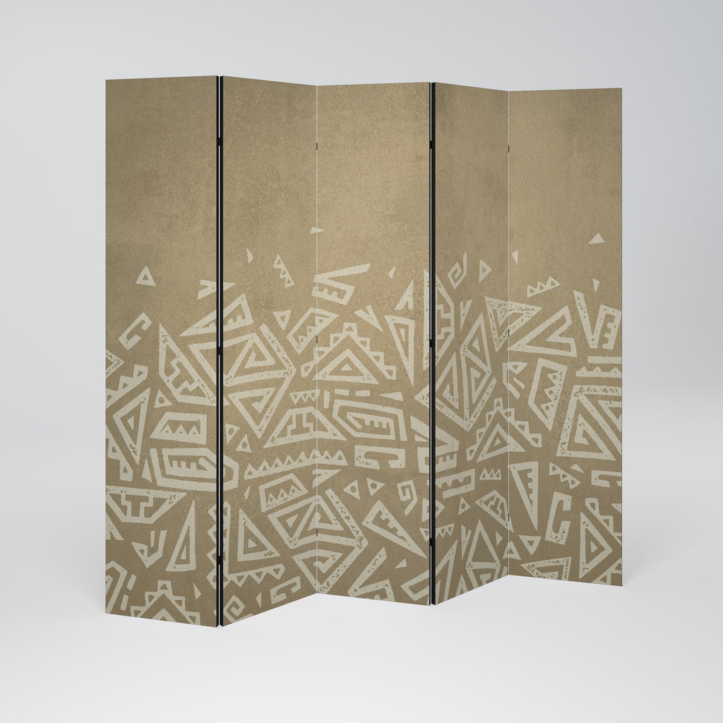 CULTURAL LAYERING 5-Panel Room Divider