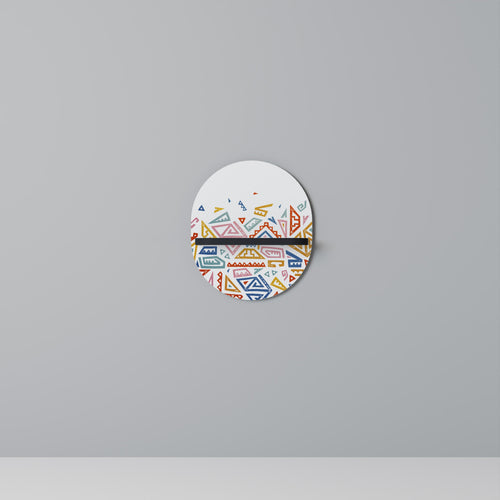 ANGULAR FEELING Ovales Kunstregal in Schwarz