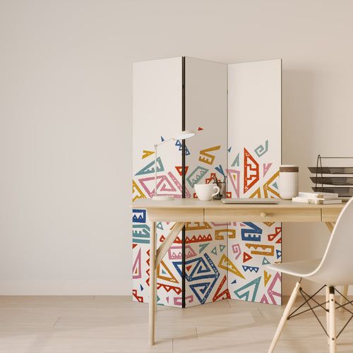 ANGULAR FEELING Dekorativer Paravent - 3-teilig