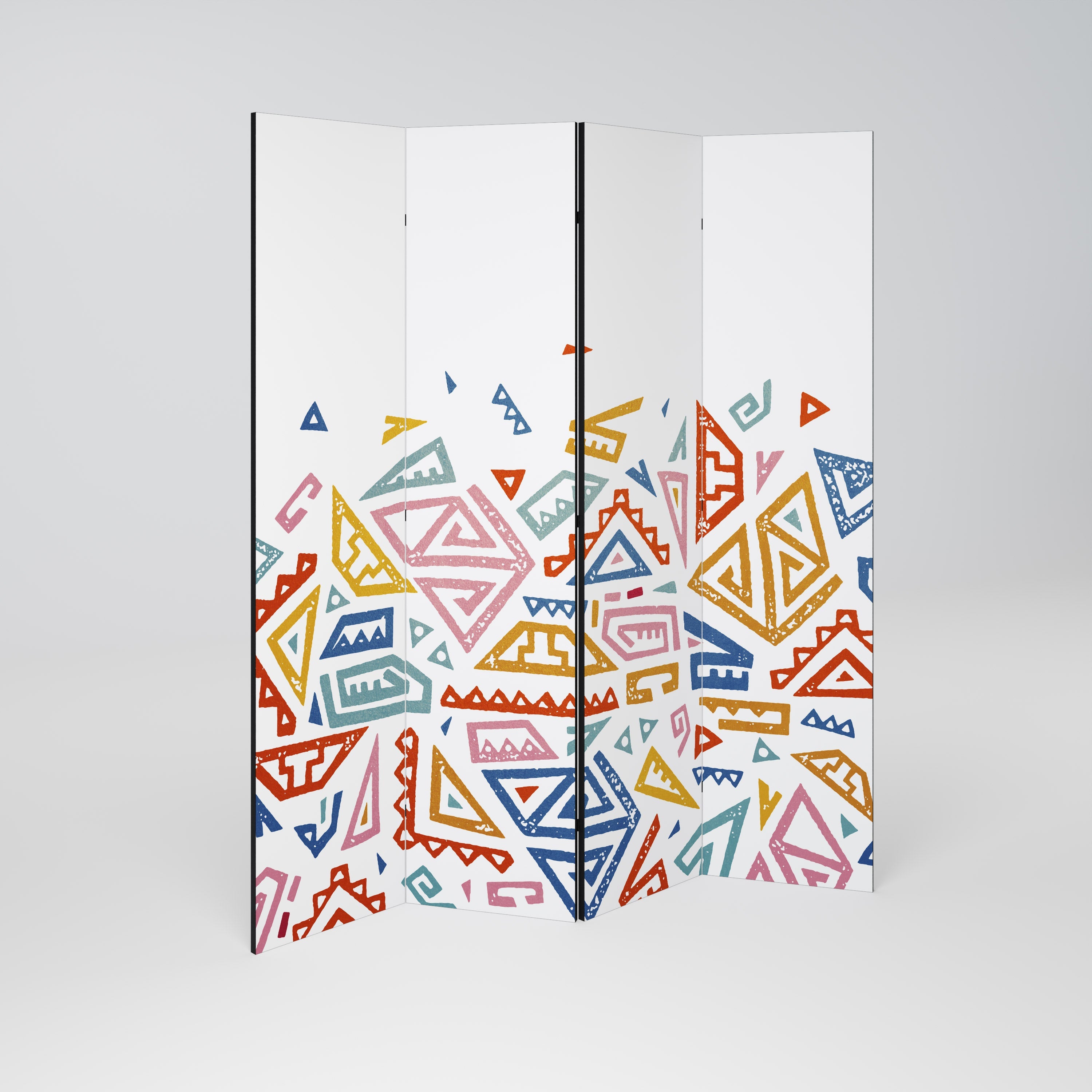 ANGULAR FEELING Decorative 4-Panel Room Divider