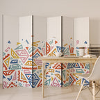 ANGULAR FEELING Dekorativer Paravent - 6-teilig