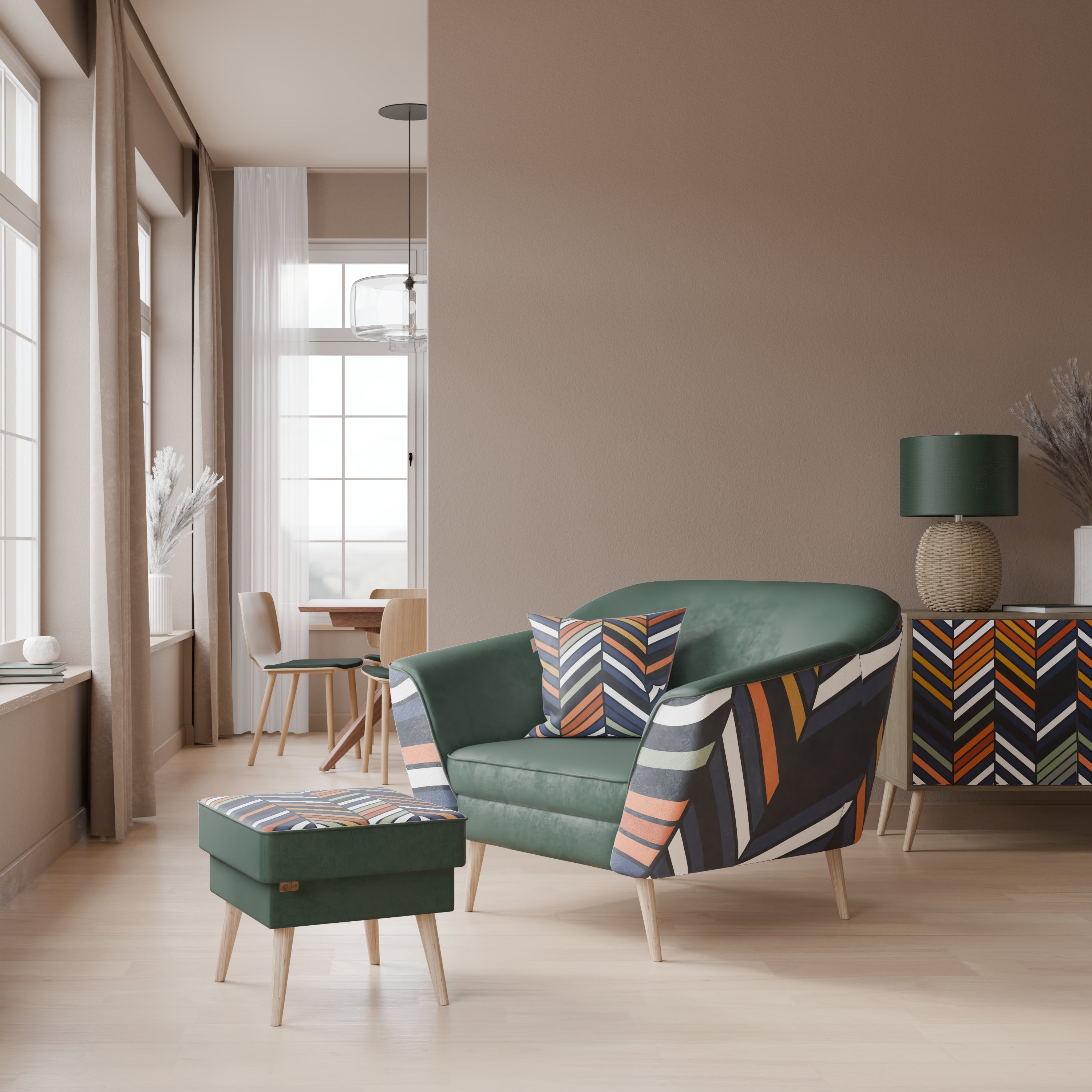 VIBRANT PATCHWORK Sessel AURORA