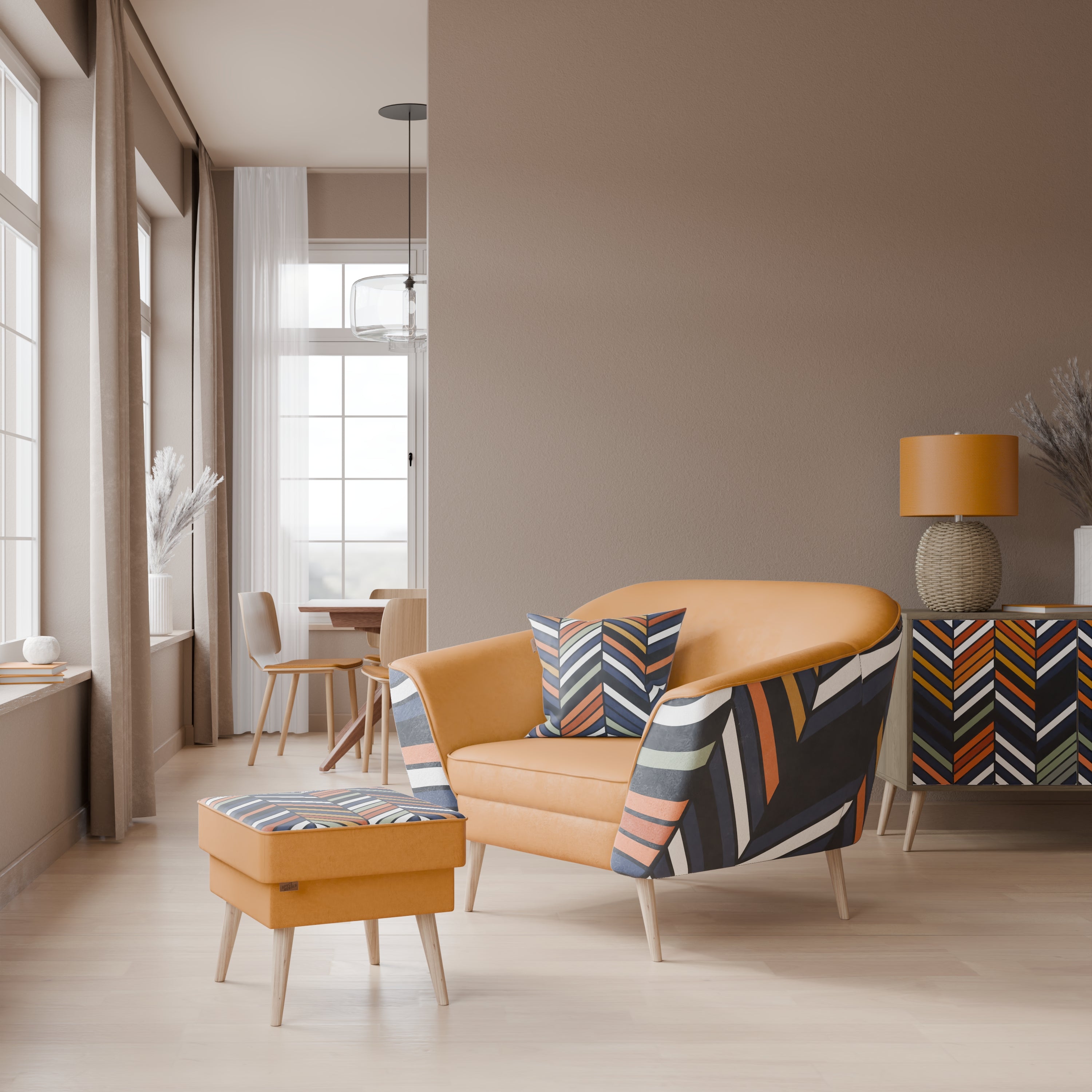 VIBRANT PATCHWORK Sessel AURORA