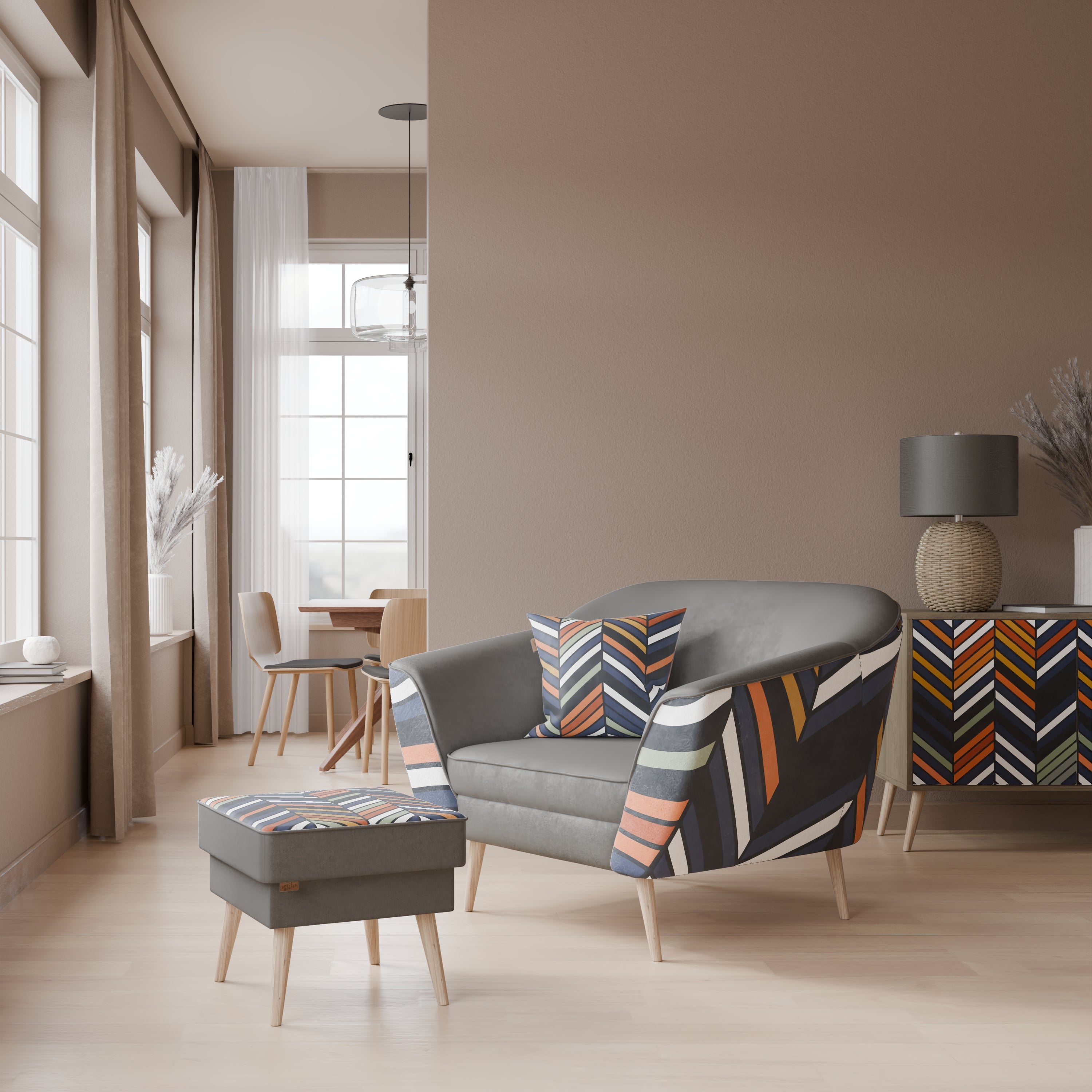 VIBRANT PATCHWORK Sessel AURORA