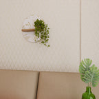 SPOTTED DAZE Ovales Kunstregal in Eiche-Optik