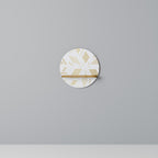 SPOTTED DAZE Rundes Kunstregal in Eiche-Optik