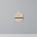 CLUSTER CRAFTS Oval Art Shelf In Black Finish