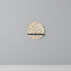 CLUSTER CRAFTS Rundes Kunstregal in Schwarz