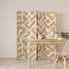 CLUSTER CRAFTS Dekorativer Paravent - 4-teilig