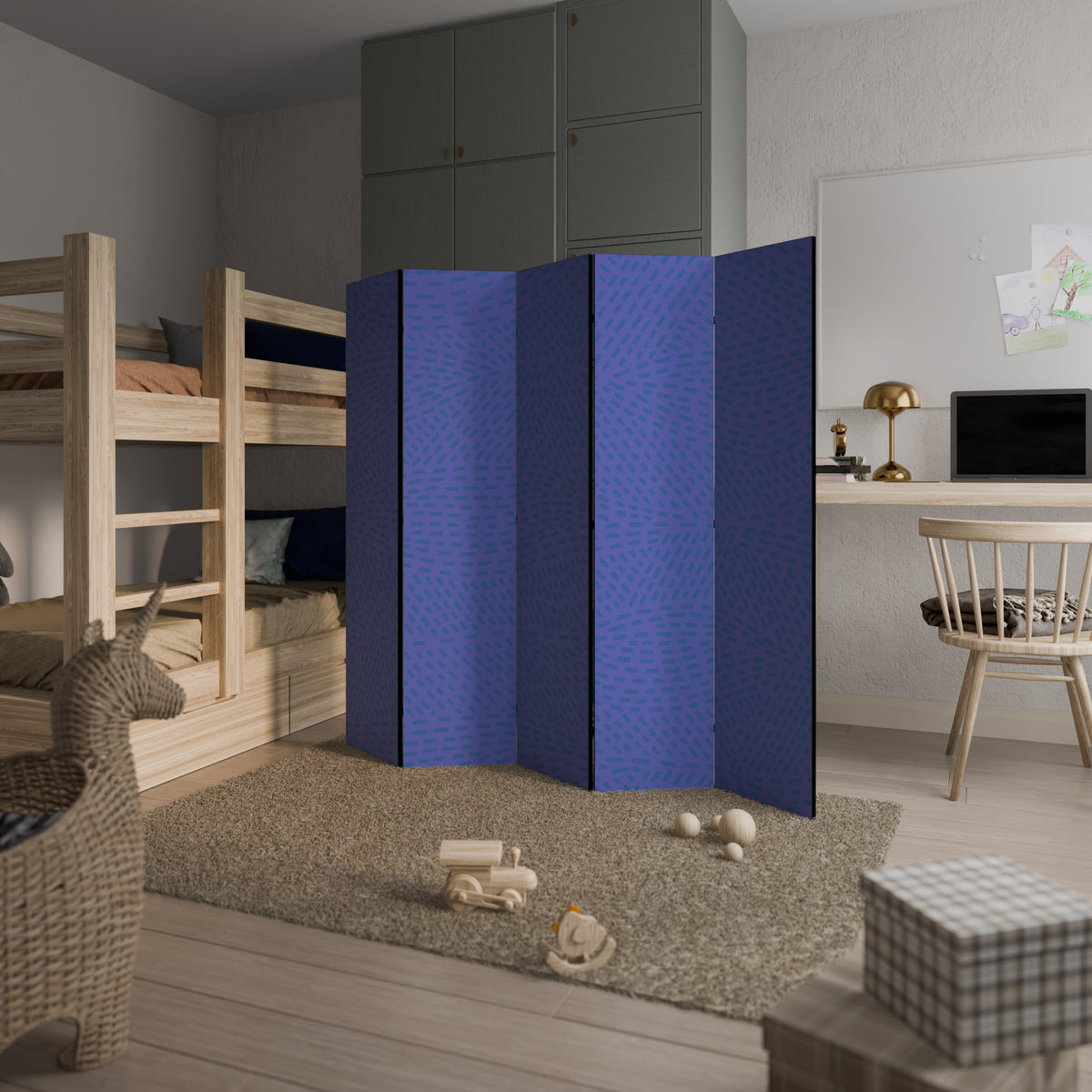 AMPARO SHREDS 5-Panel Room Divider