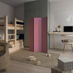 AZALEA SHREDS Dekorativer Paravent - 3-teilig