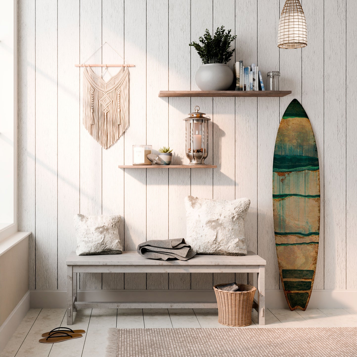 EMERALD MELANCHOLY Deko-Surfboard