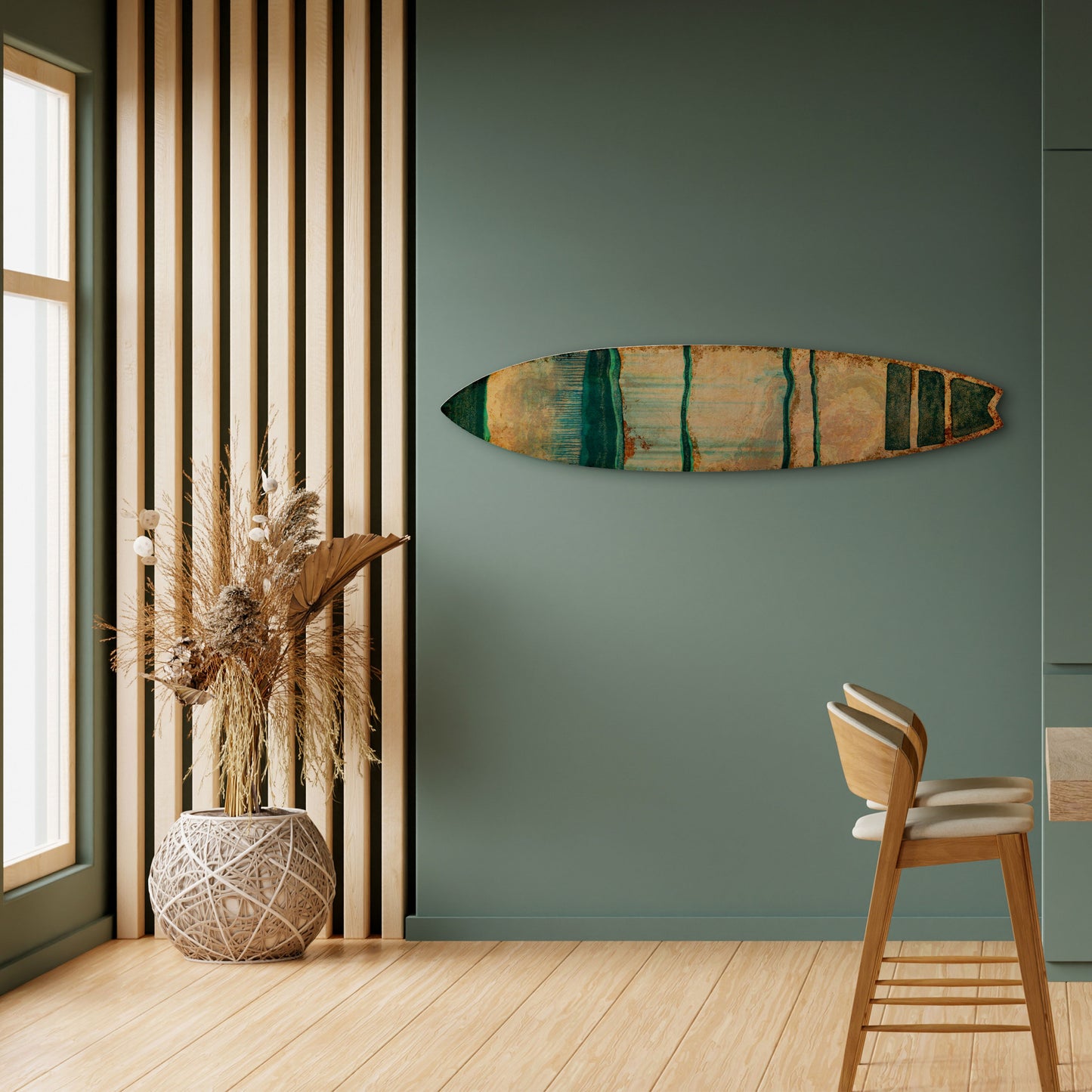 EMERALD MELANCHOLY Deko-Surfboard