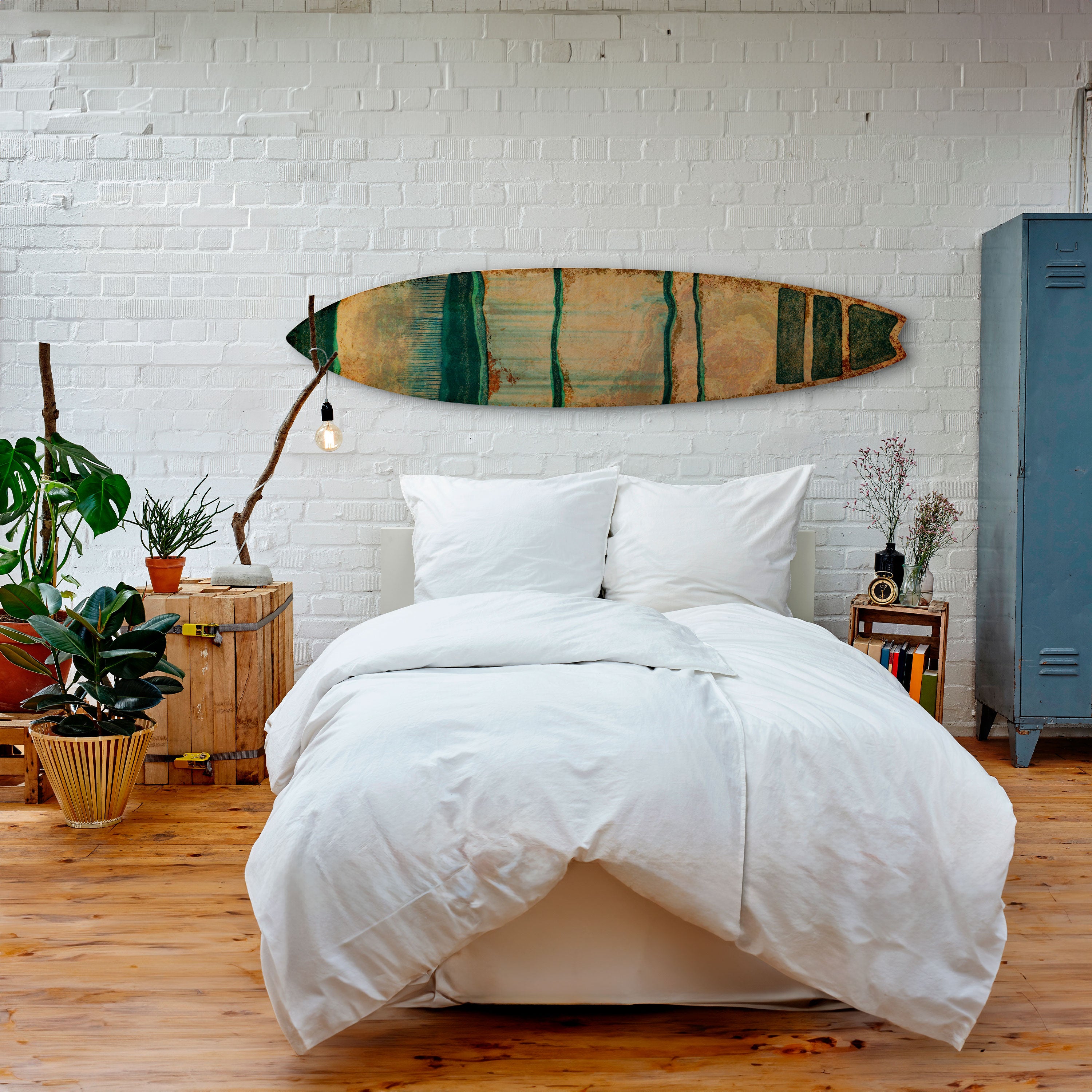 EMERALD MELANCHOLY Deko-Surfboard
