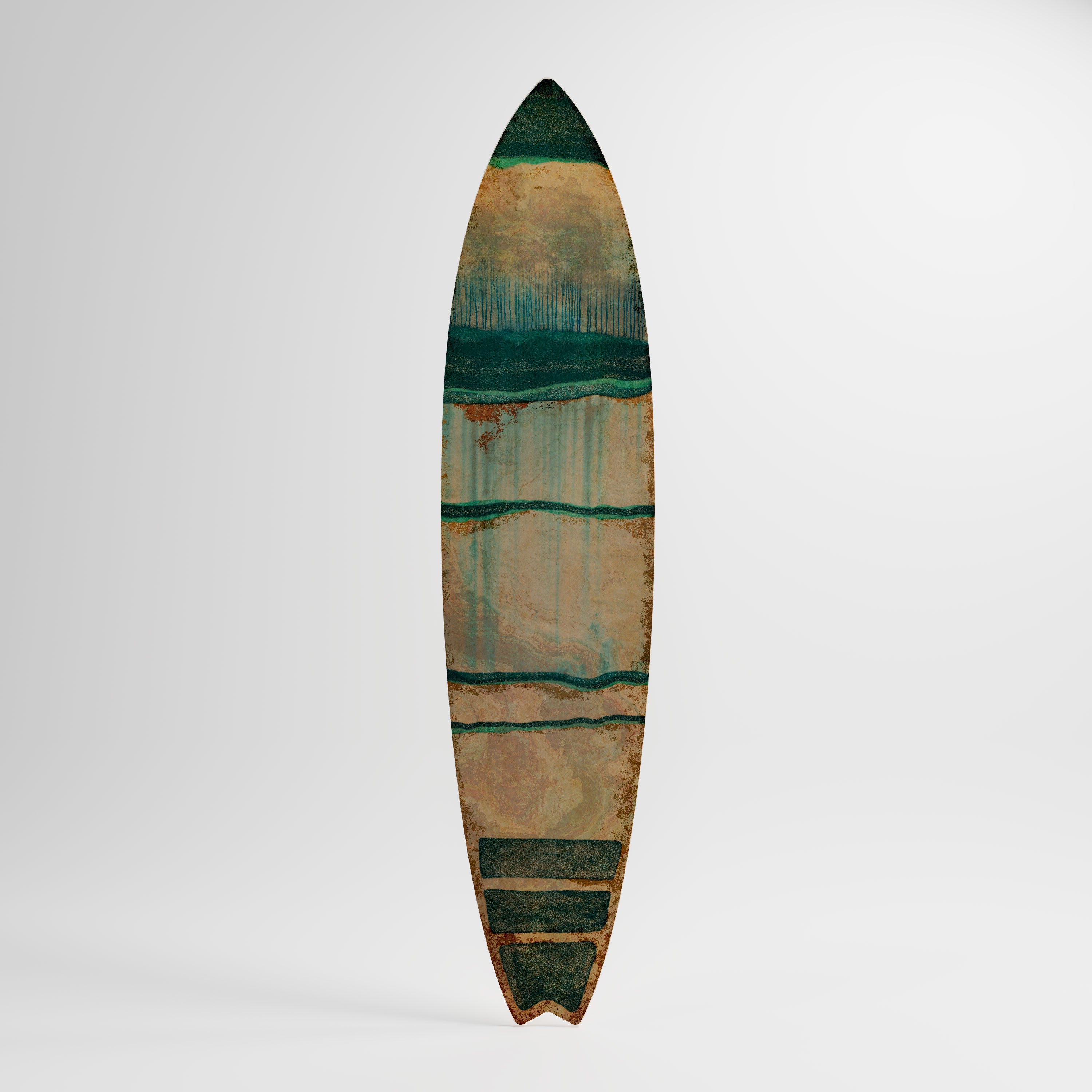 EMERALD MELANCHOLY Deko-Surfboard