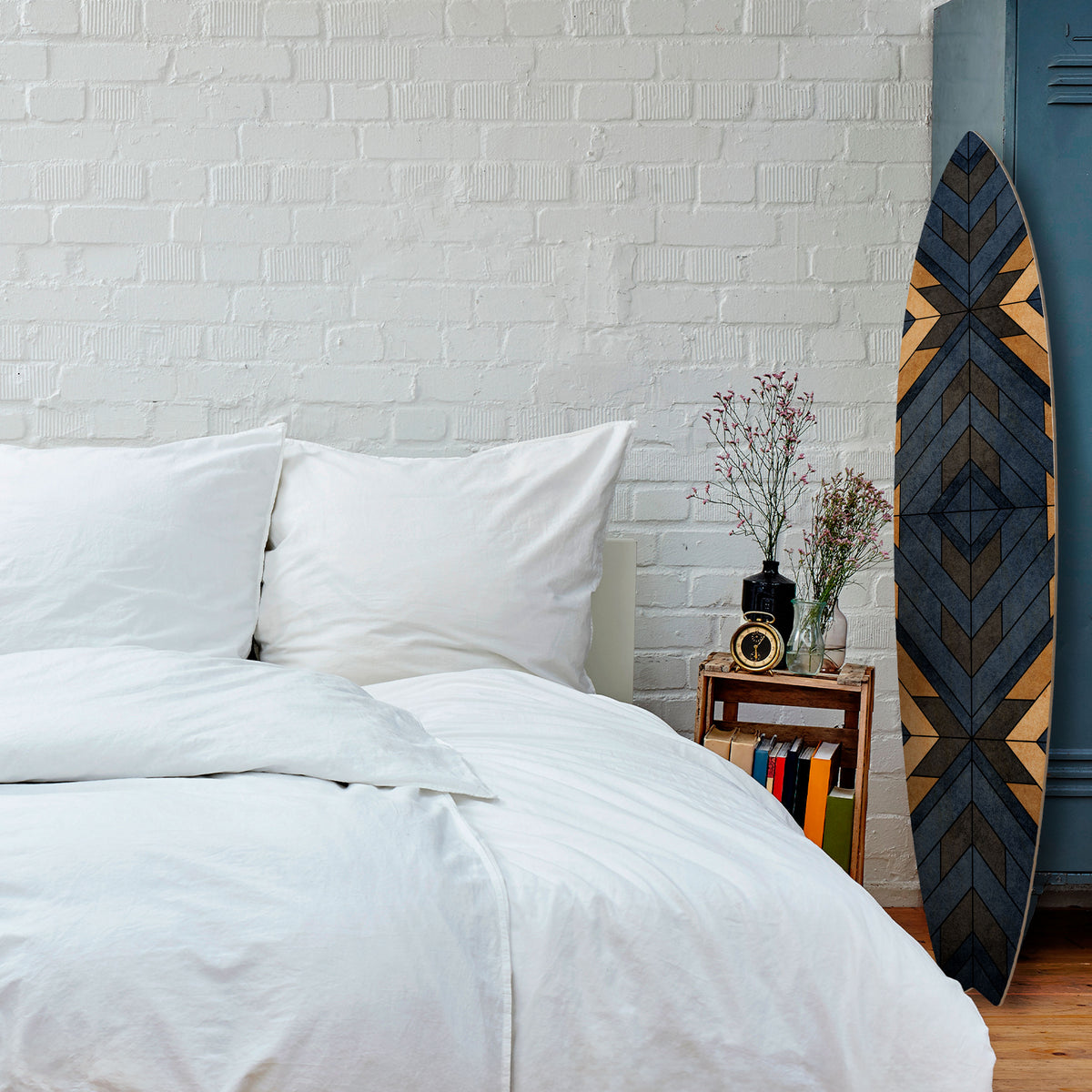 CRAFTY GEOMETRY Deko-Surfboard