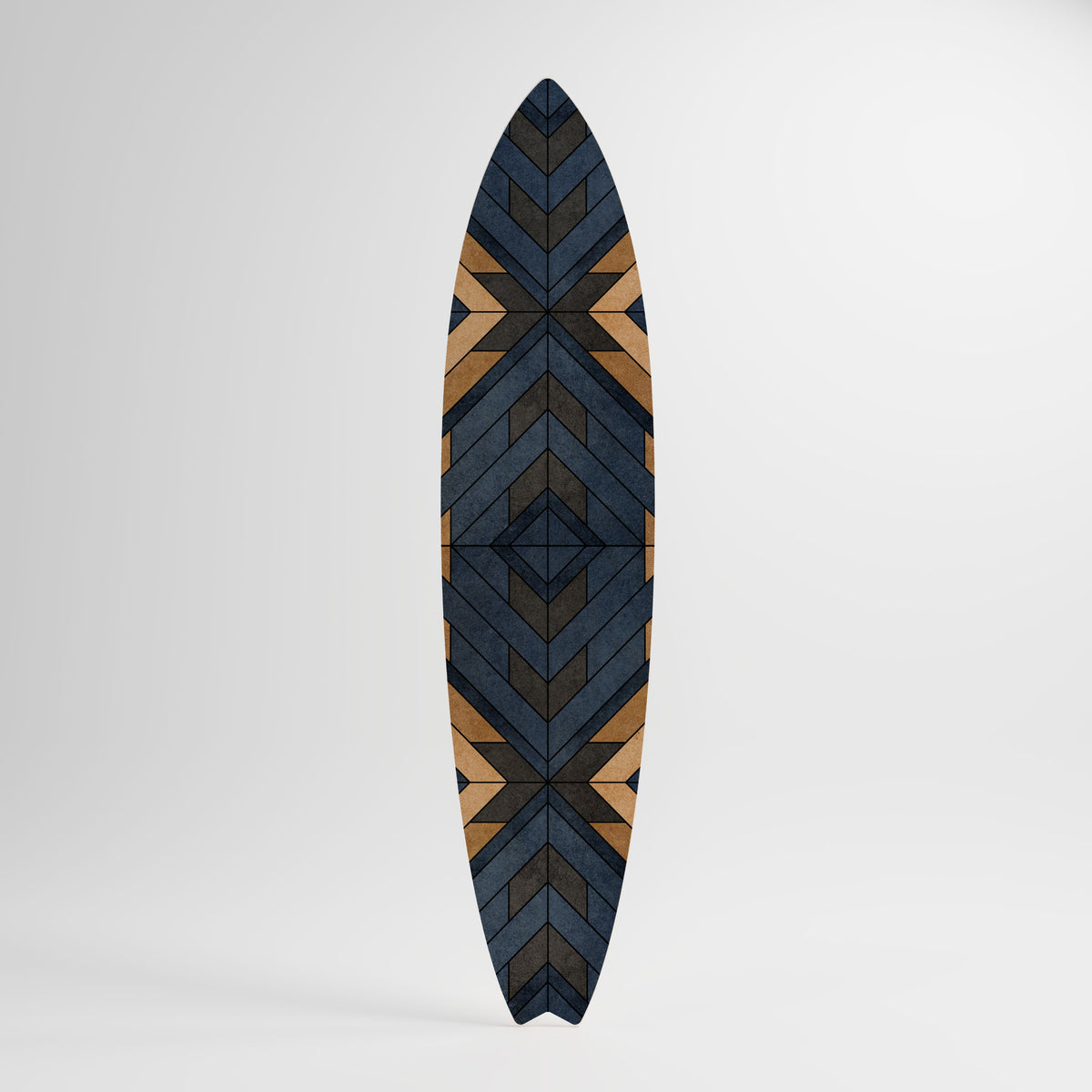 CRAFTY GEOMETRY Deko-Surfboard