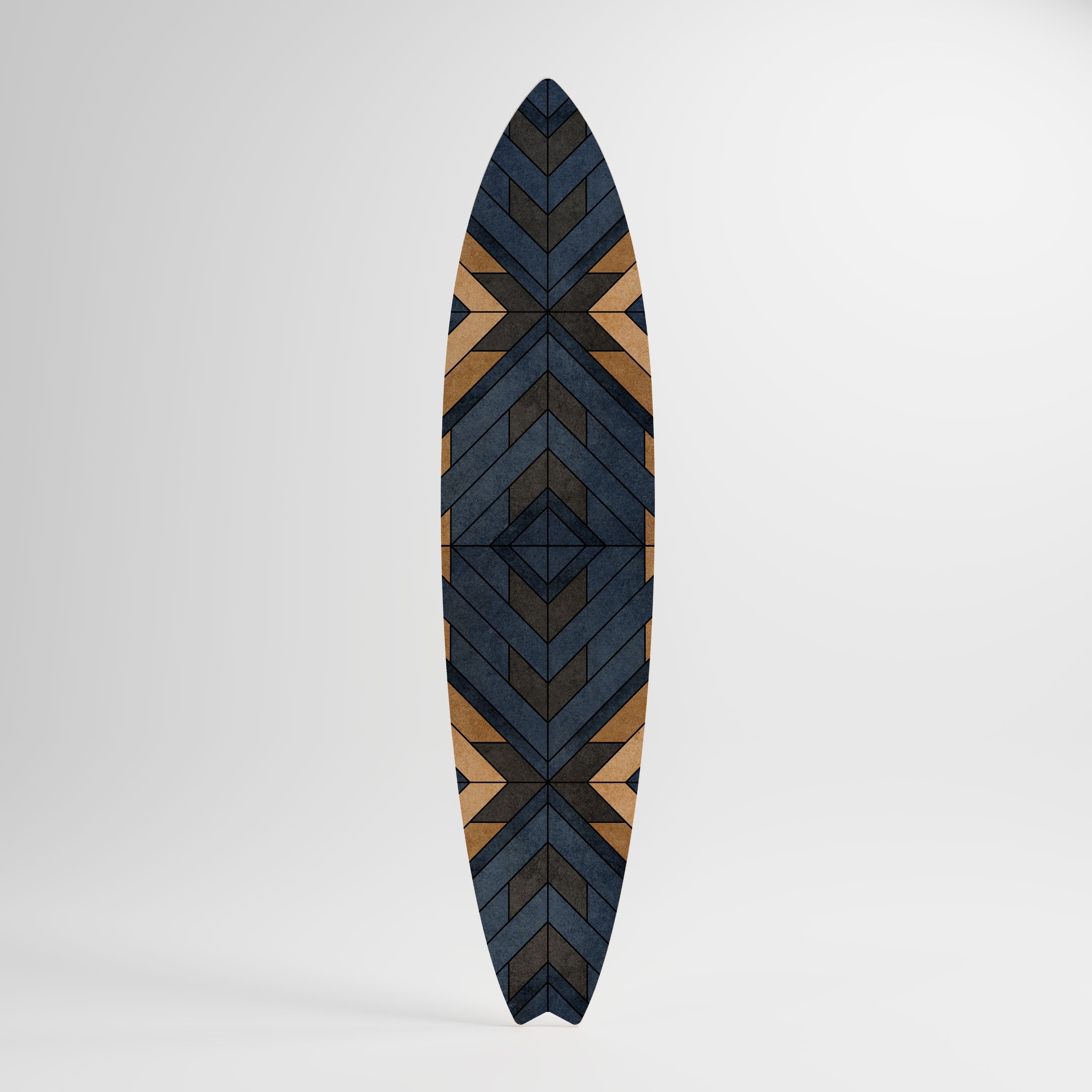 CRAFTY GEOMETRY Deko-Surfboard