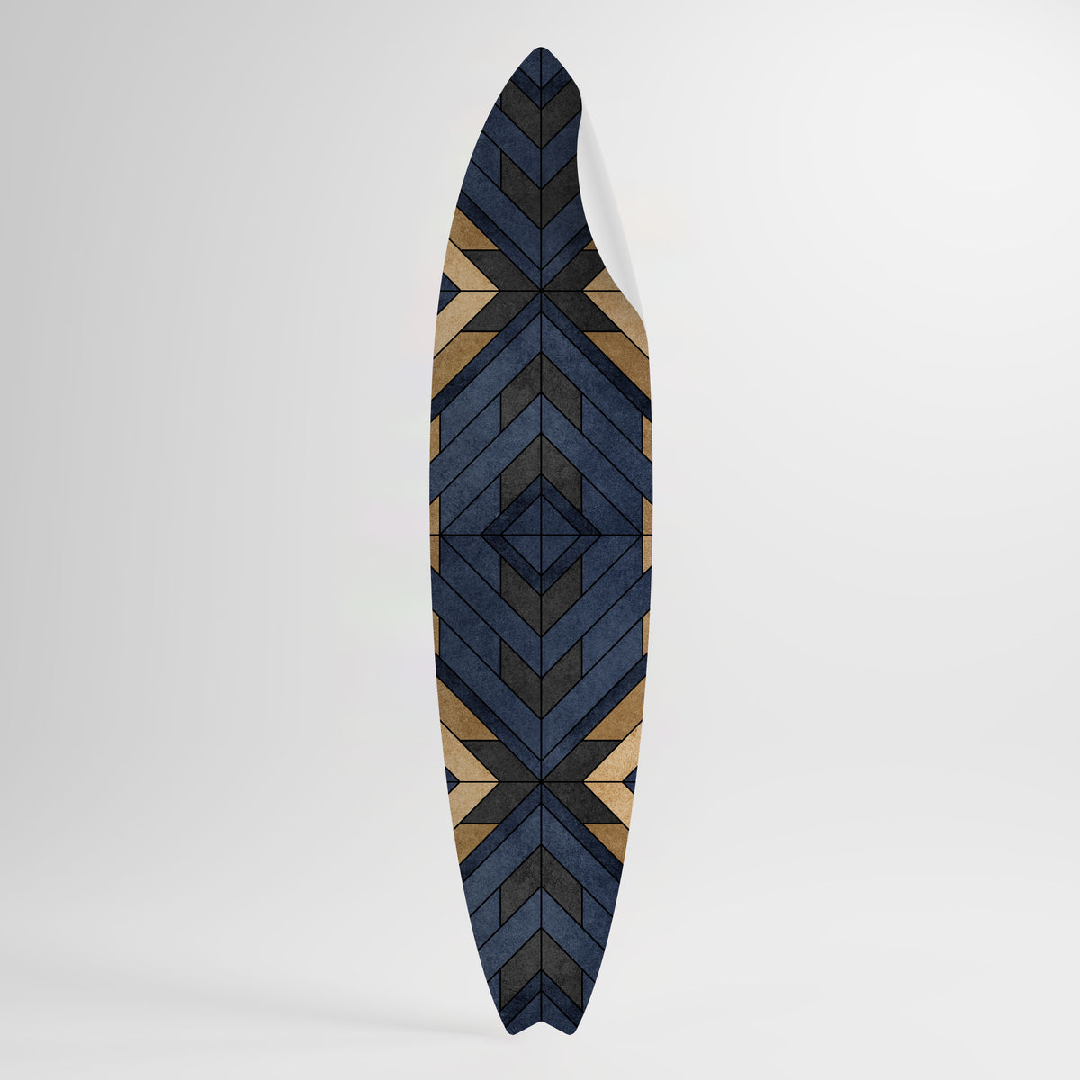 CRAFTY GEOMETRY Peel and Stick Surfboard Sticker