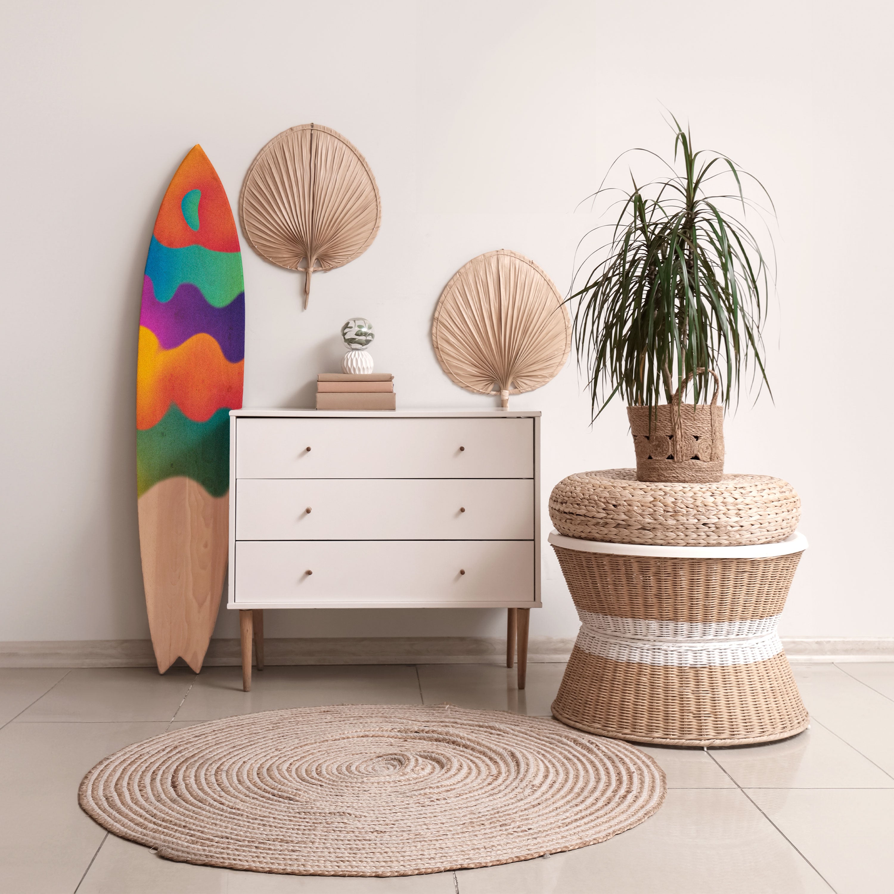 BRIGHT ESSENCE Deko-Surfboard
