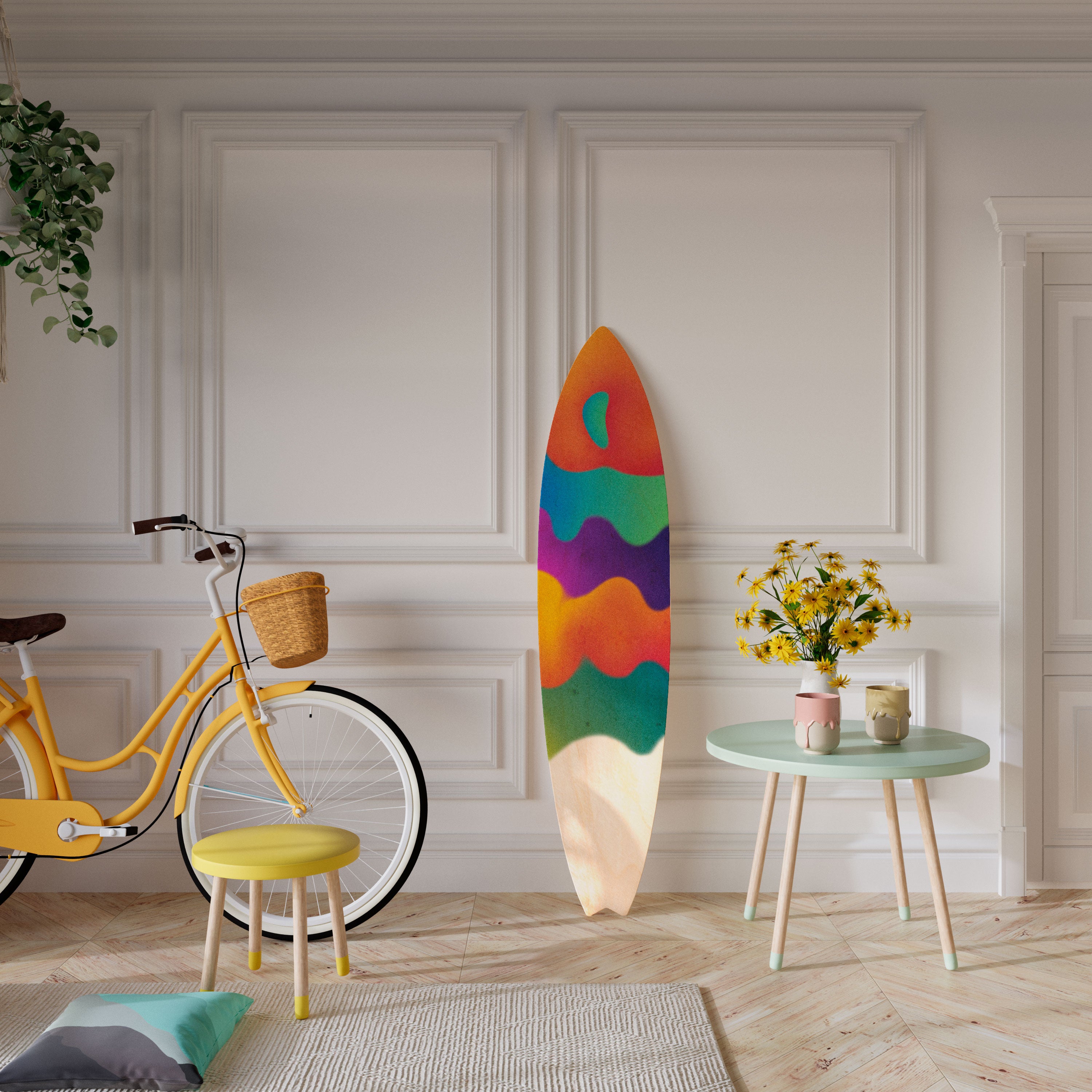BRIGHT ESSENCE Deko-Surfboard
