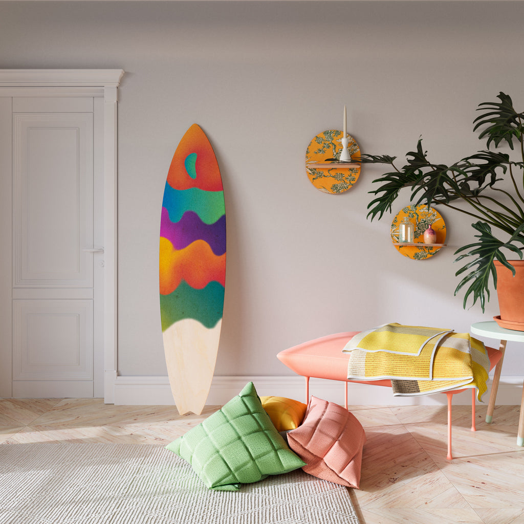 BRIGHT ESSENCE Surfboard Decorative Panel