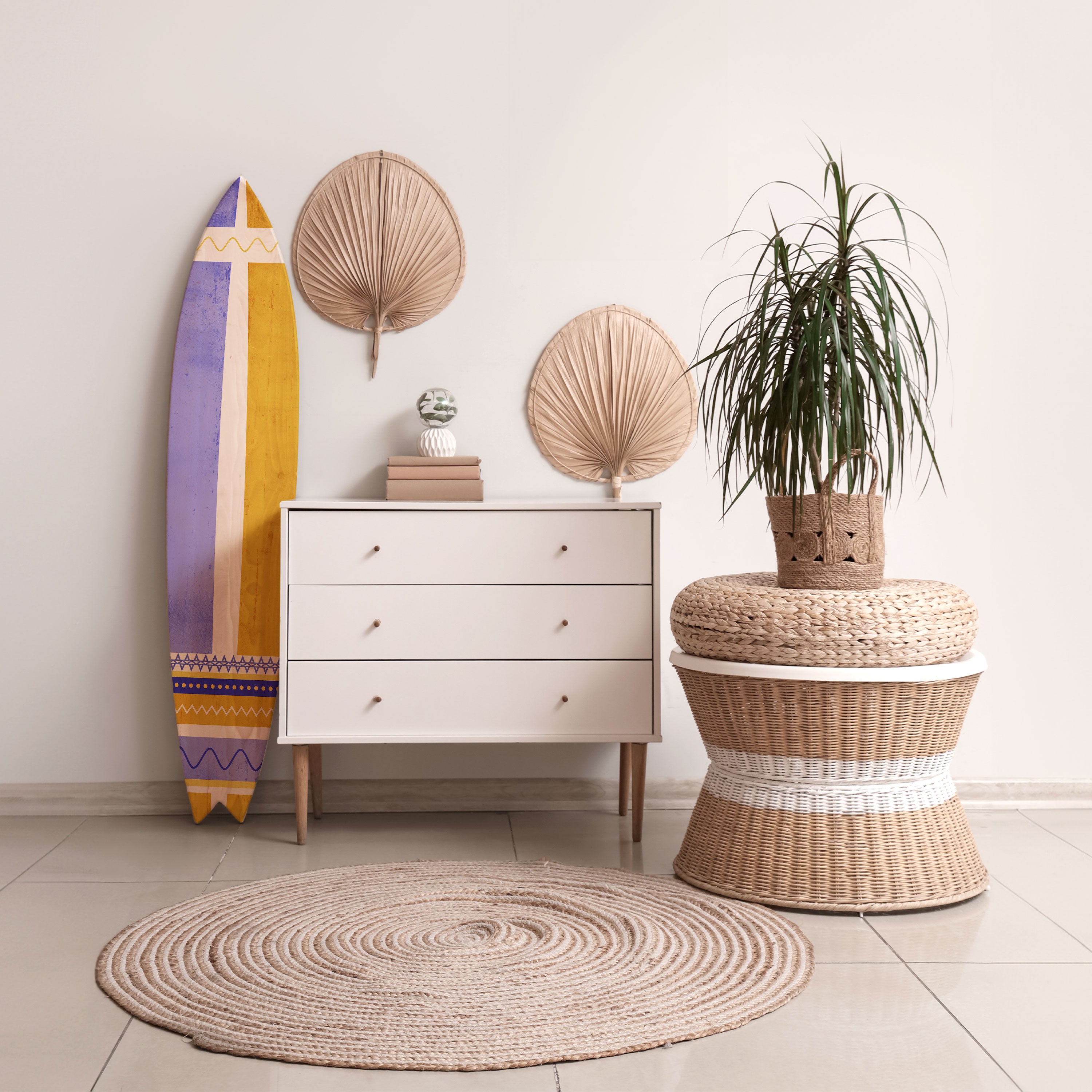 TROPICAL DREAM SHAPE Deko-Surfboard