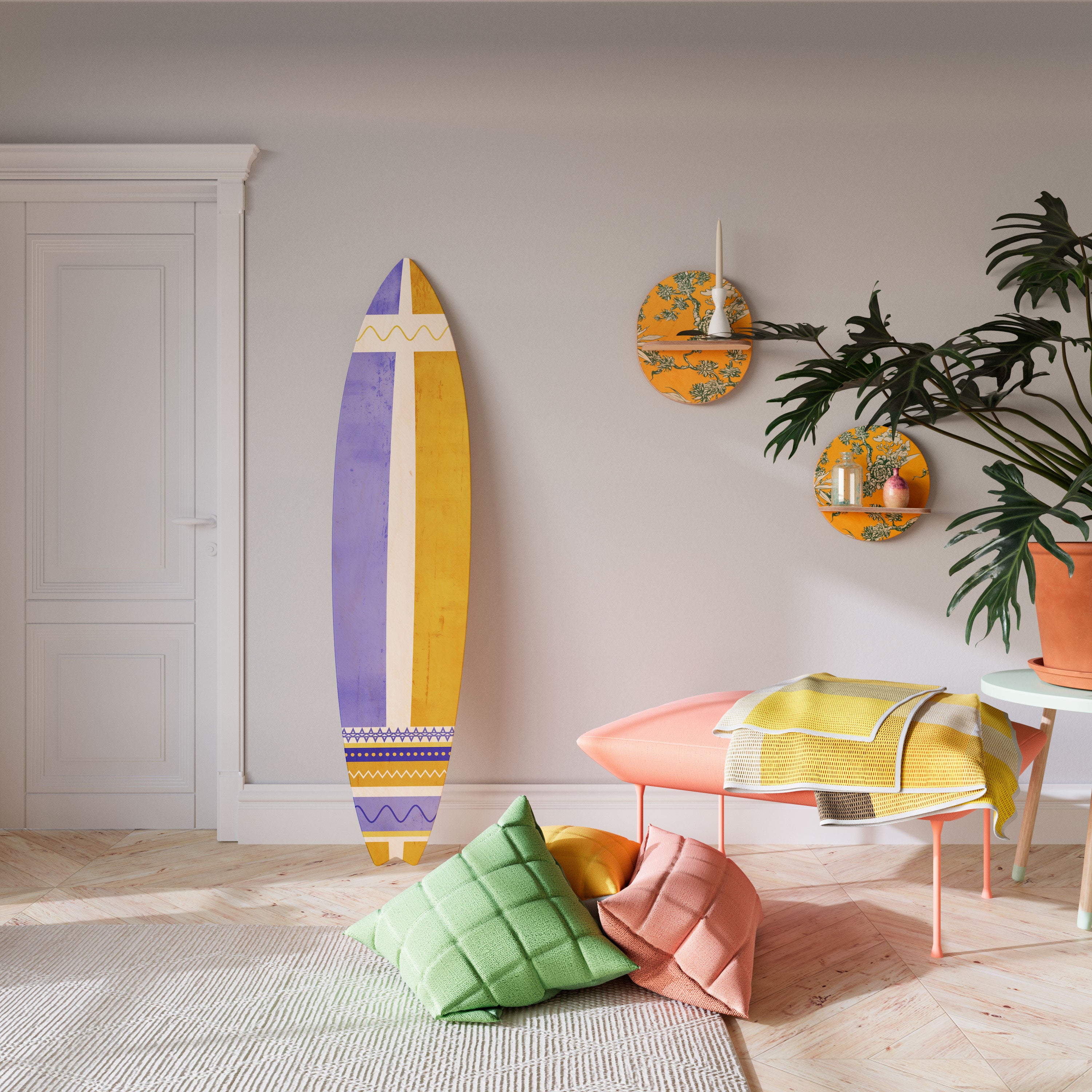 TROPICAL DREAM SHAPE Deko-Surfboard