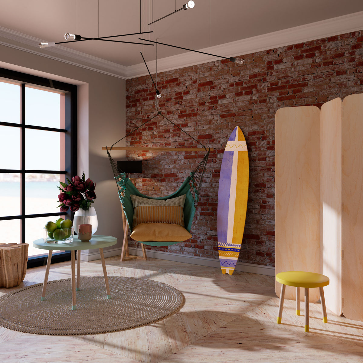 TROPICAL DREAM SHAPE Deko-Surfboard