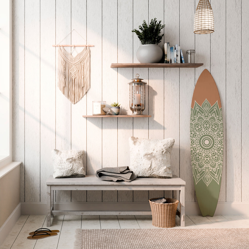 MANDALA WAVE DANCE Surfboard Decorative Panel