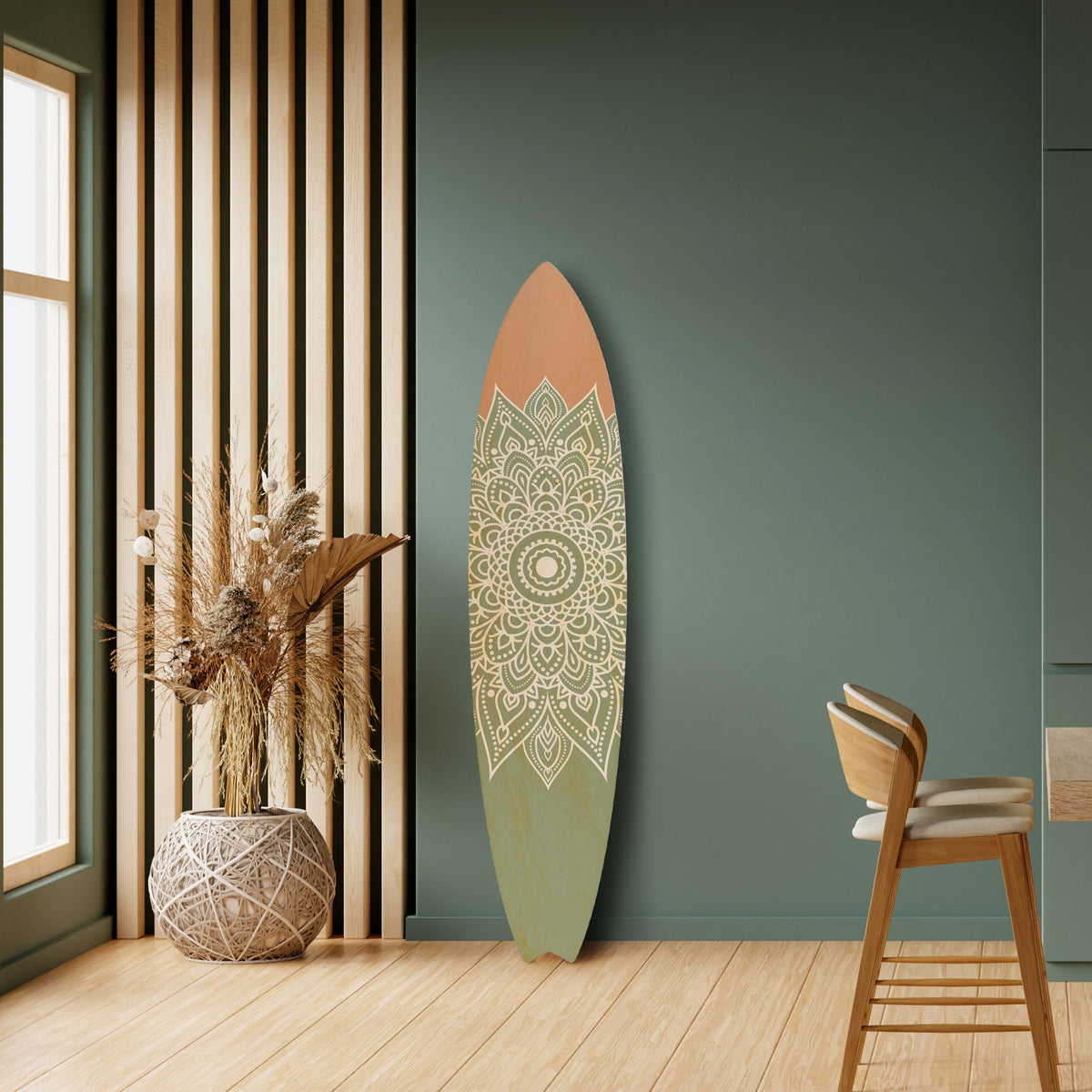 MANDALA WAVE DANCE Surfboard Decorative Panel