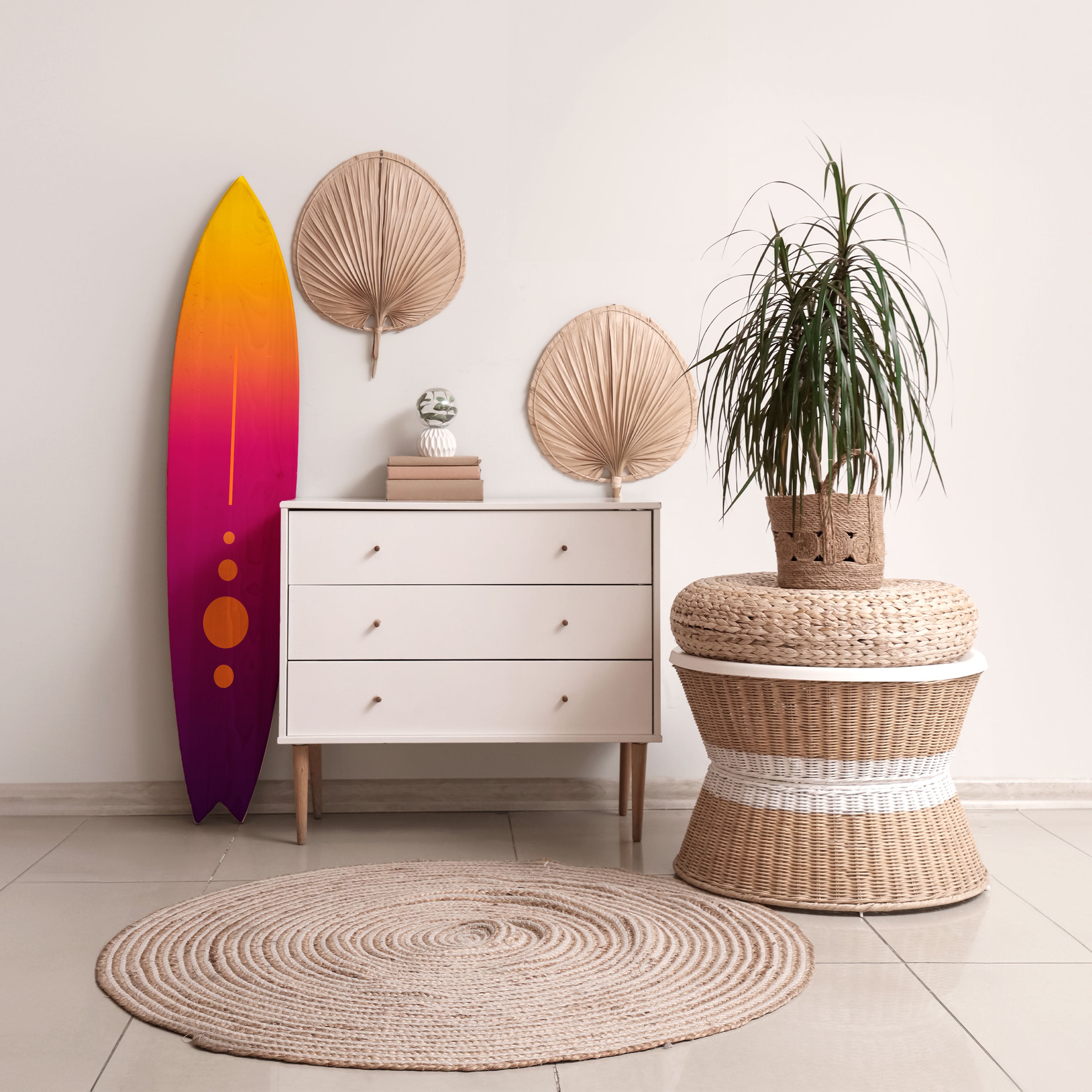 FRESH HORIZON Deko-Surfboard