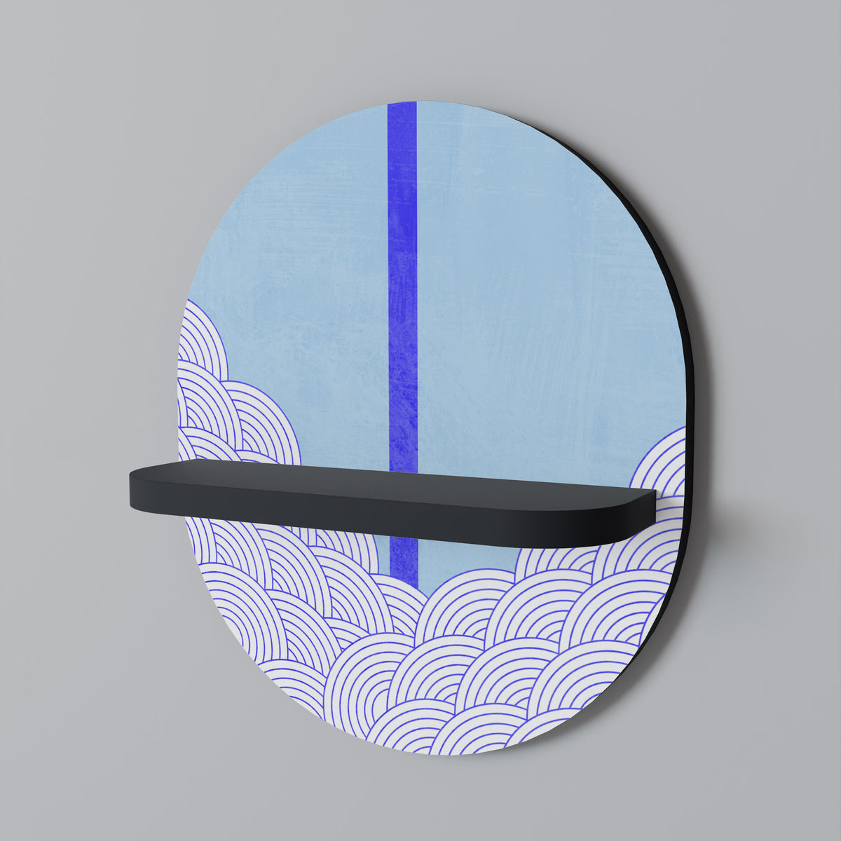TIDAL STRIPE Dekoratives Wandregal