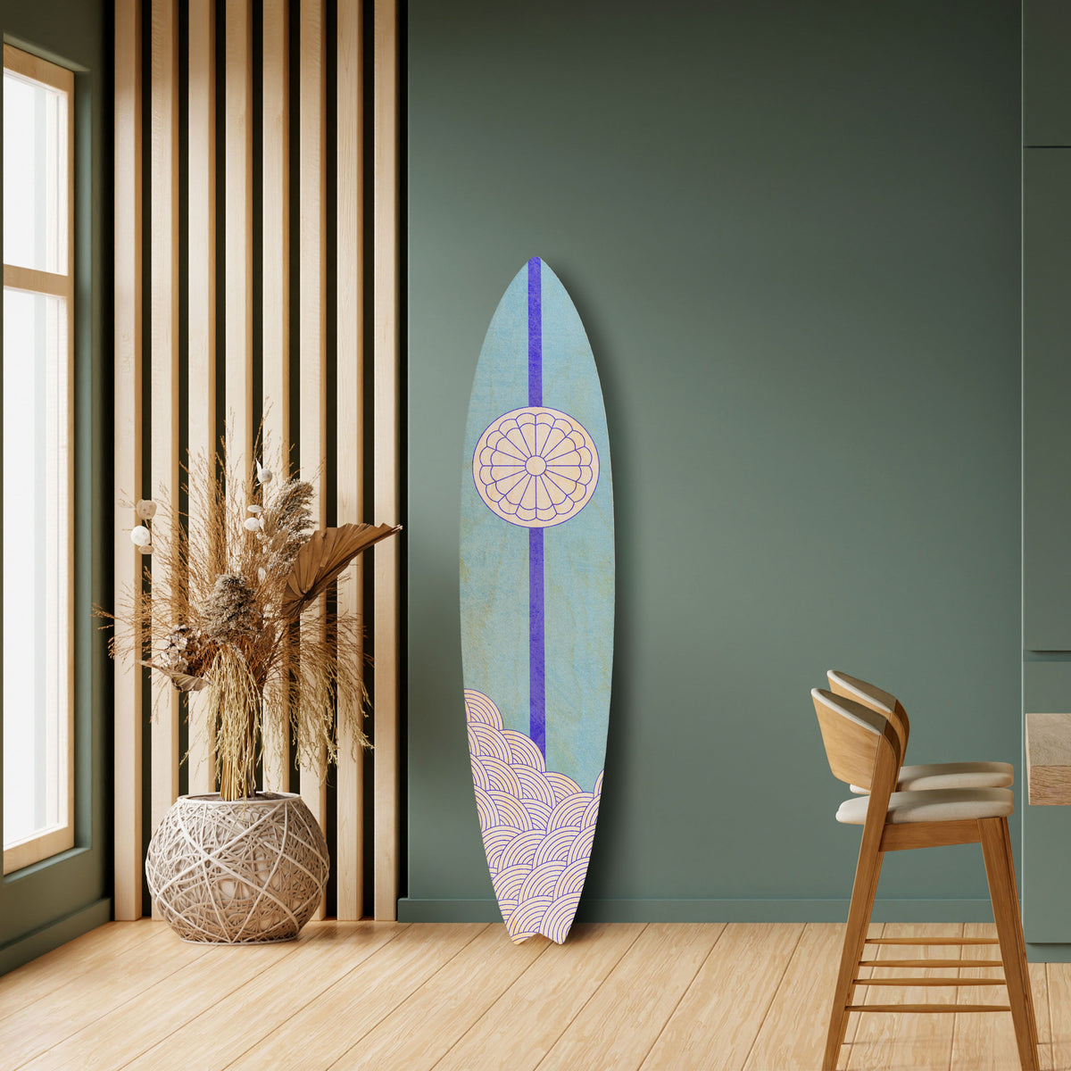 TIDAL STRIPE Deko-Surfboard