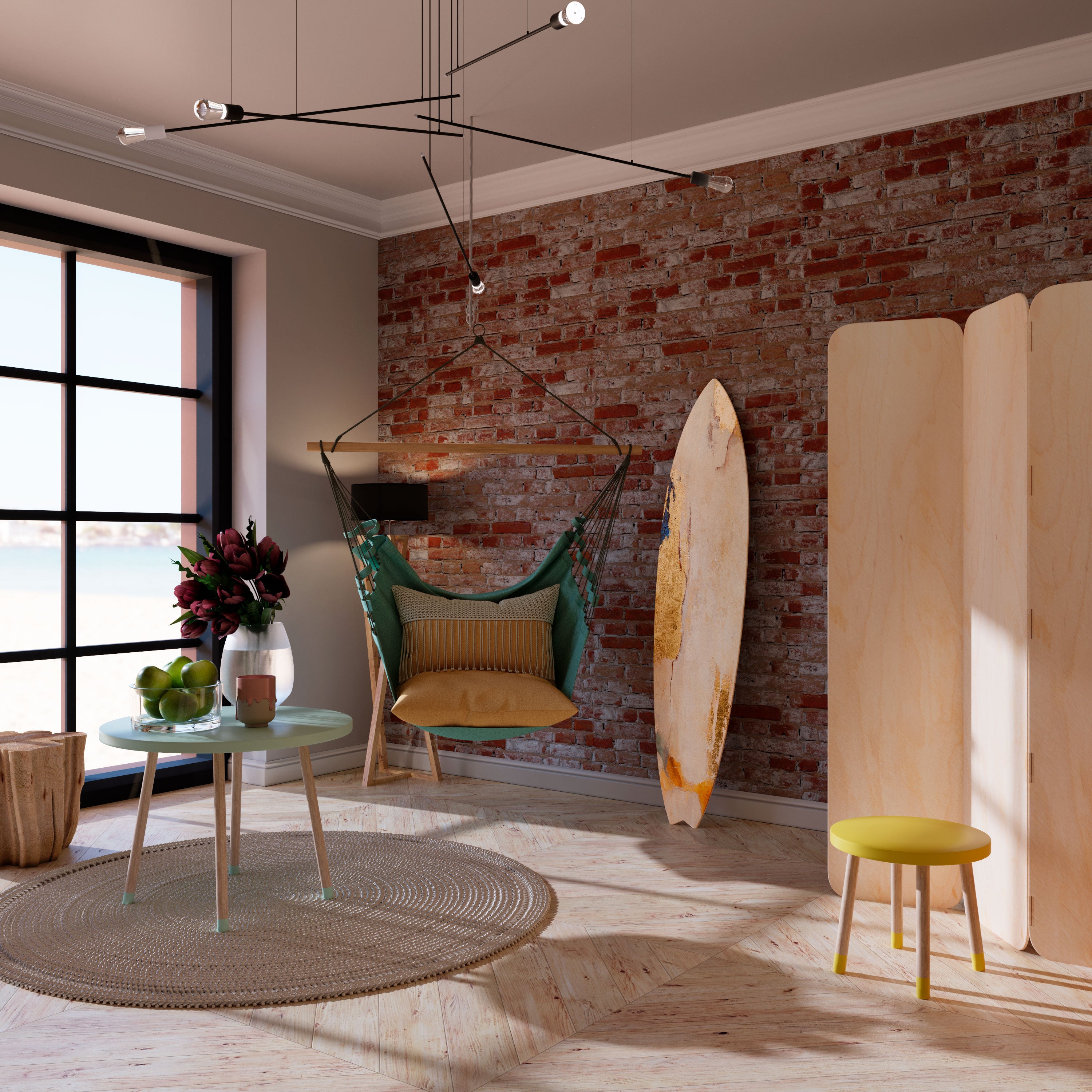 ELEMENTAL SURFACE STORY Deko-Surfboard